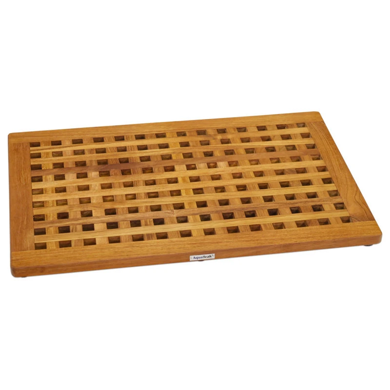 AquaTeak The Original Grate™ Teak Bath Shower Mat