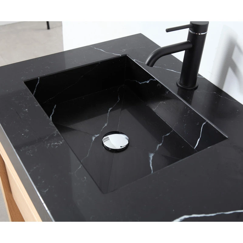 MOD Shoji Bath Vanity, Whitewash Oak, 60", Double Sink, Freestanding - Image 8