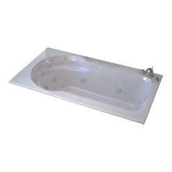 Venzi Elda 32 X 60 Rectangular Air & Whirlpool Jetted Bathtub By Atlantis
