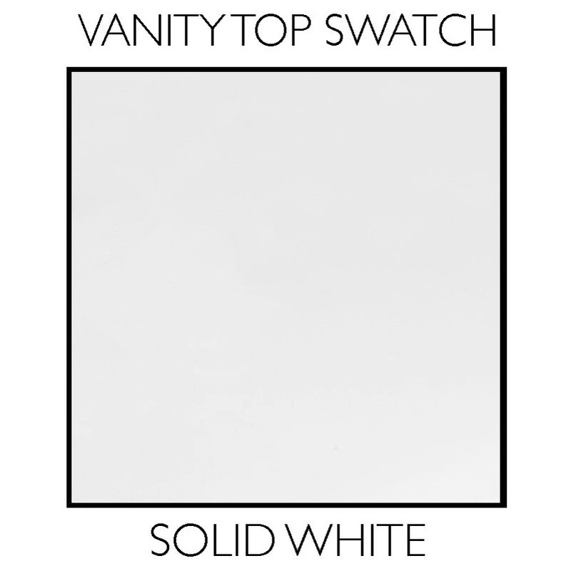 Design House 586156 43" Cultured Marble Vanity Top - Solid White - Image 2
