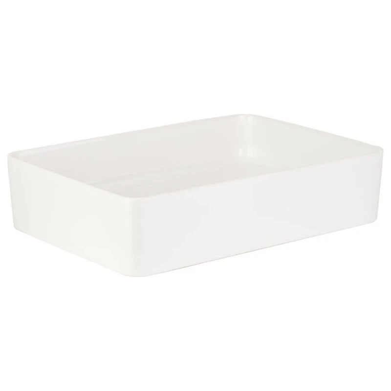 Signature Hardware 948624 Hibiscus 20" Fireclay Vessel Bathroom - White - Image 3