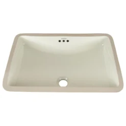 Ronbow Corp. Ronbow Essentials Restyle 20" Rectangular Undermount Bathroom Sink, Biscuit