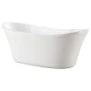 OVE Decors Riley 60" White Freestanding Bathtub