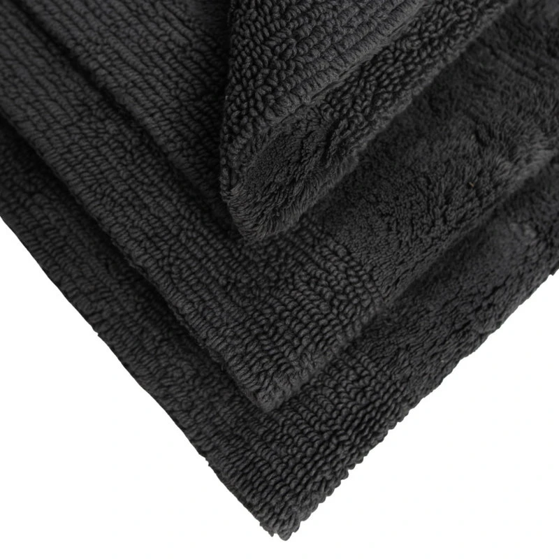 Grund America LLC Grund 100% Organic Cotton Reversible Bath Rug - Puro Collection, Graphite, 17"x24" - Image 2
