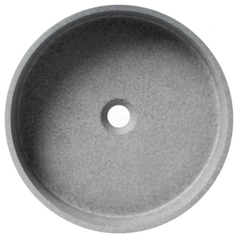 Alfi Trade Inc Alfi Brand Abco17R 17" Round Solid Concrete Gray Matte Above Mount Bathroom Sink - Image 6