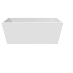 Castello USA The Sophia Modern Freestanding Acrylic Bathtub, White, 67"