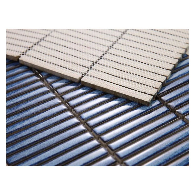 Fancy Decorative Mosaic Hulu Blue Band 11 X 11.5