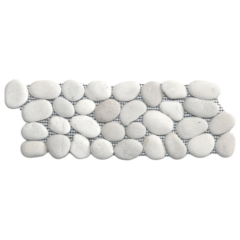 Faber Cnk Stone White Pebble Tile Border