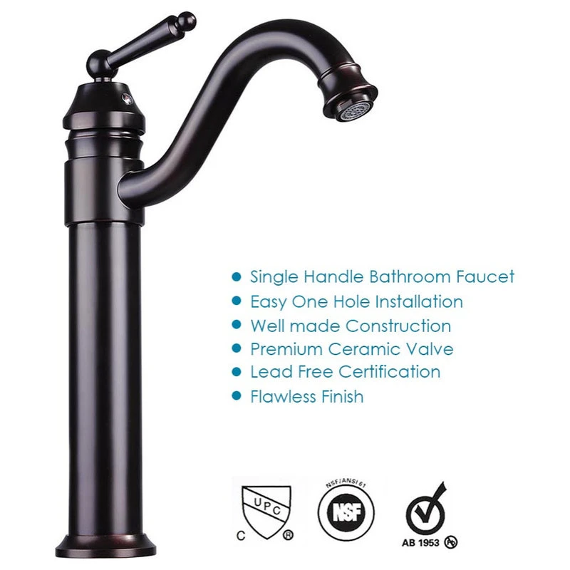 Aquaterior 19"x15"x5" Ceramic Vessel Sink With Single-hole Faucet Bathroom - Image 5