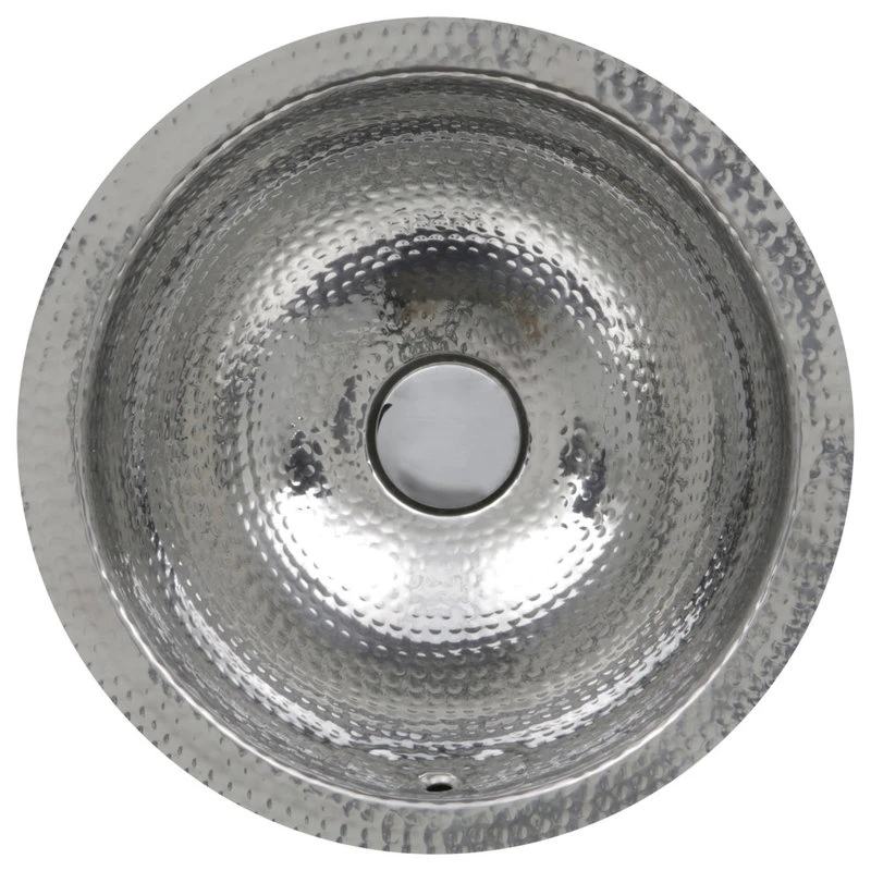 Nantucket Sinks ROS-OF 13" Hand Hammered Stainless Steel, Round, Under-Mount - Image 3
