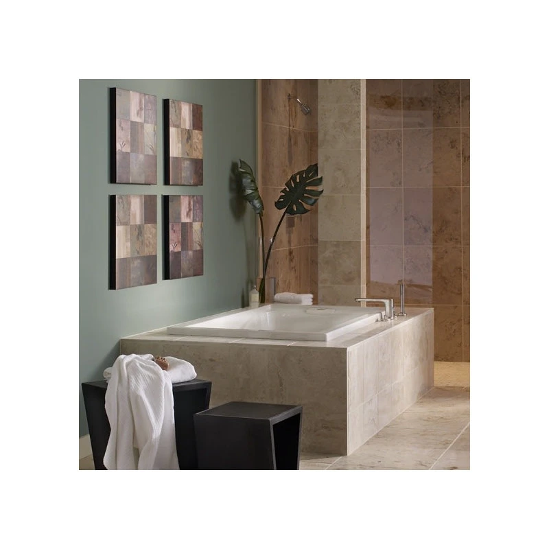 American Standard Brands American Standard 2422V.002 Evolution 60" Acrylic Soaking Bathtub - White - Image 4