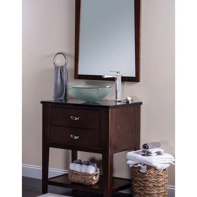 Novatto Gelo Glass Vessel Bathroom Sink - Image 5