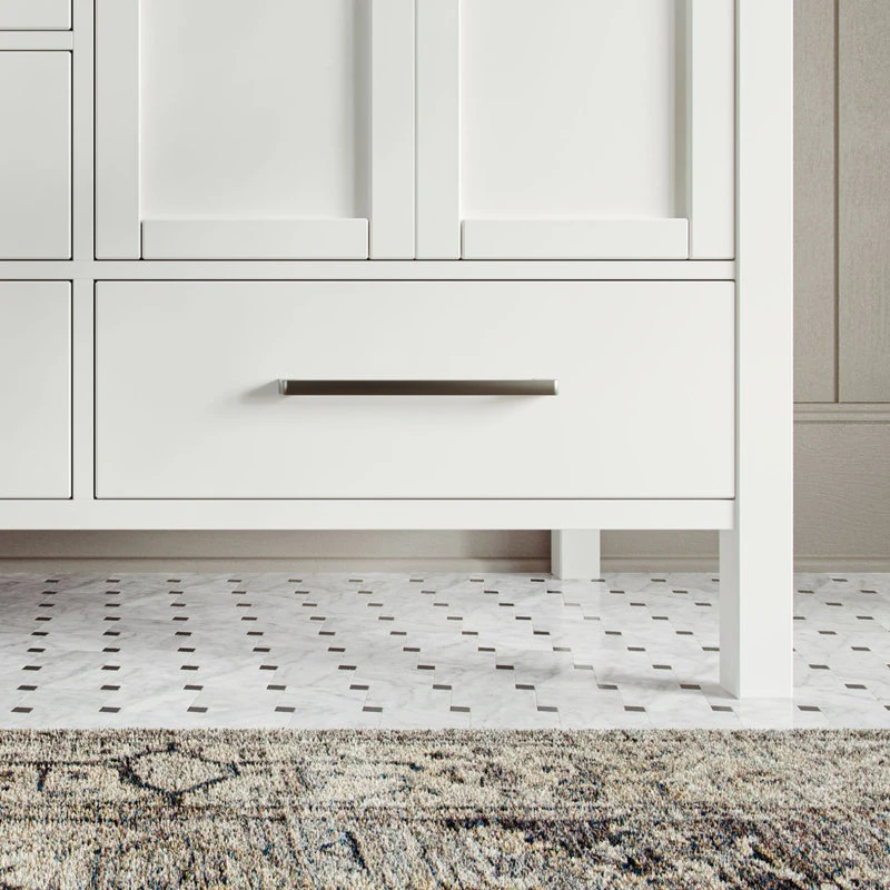 MOD Ellary Bath Vanity, White, 60", Double, With Mirror, Freestanding - Image 7