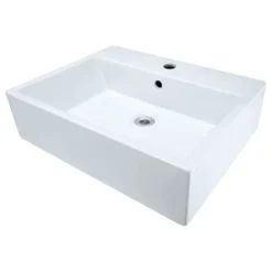 MR Direct Sinks And Faucets V2502 Porcelain Vessel Sink, White, Sink Only, No Additional Accessories