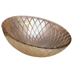 Maestrobath Atelier Xeni High End Bath Sink, Champagne Transparent