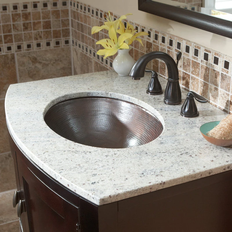 SINKOLOGY Wallace 19" Dual Mount Copper Bathroom Sink - Image 2