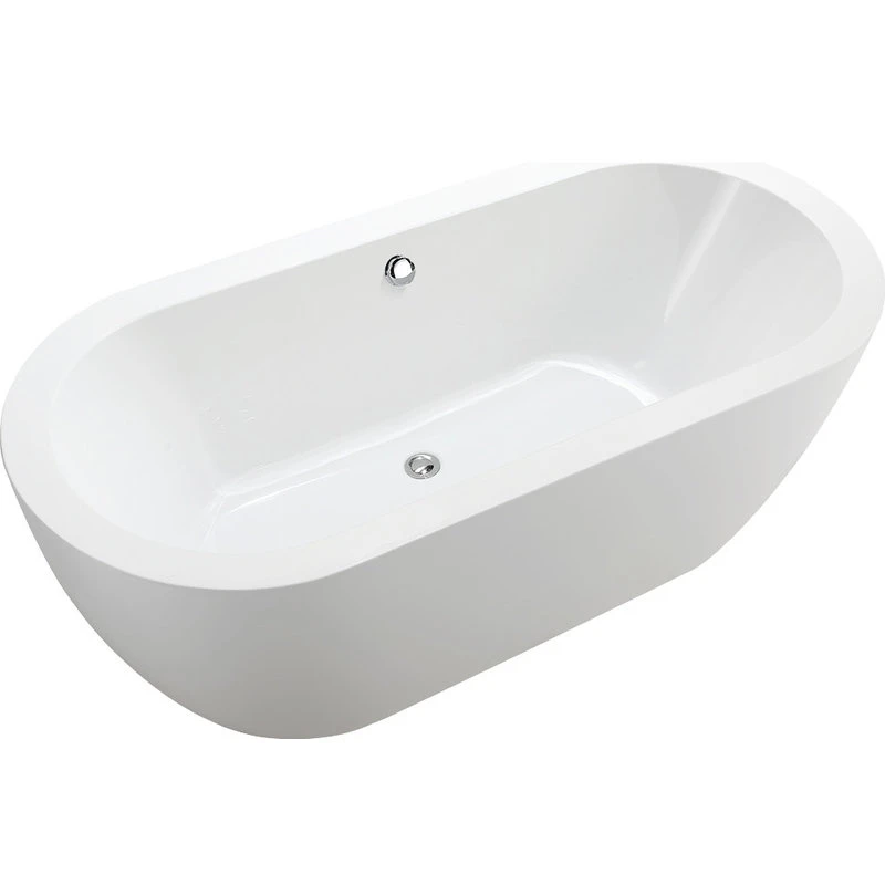 Vanity Art LLC Vanity Art Freestanding Acrylic Bathtub, White, 32"x68"
