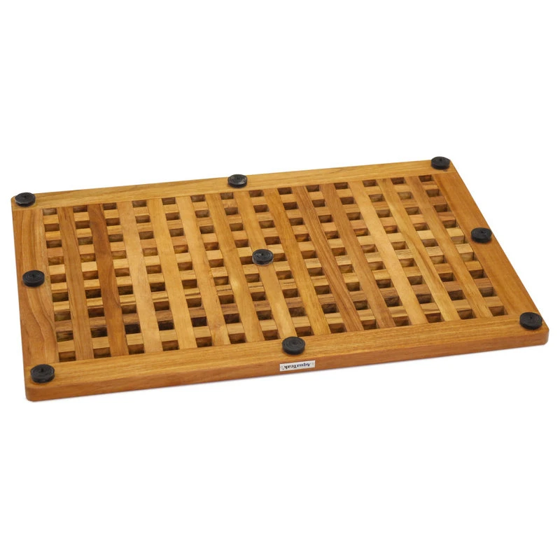 AquaTeak The Original Grate™ Teak Bath Shower Mat - Image 2