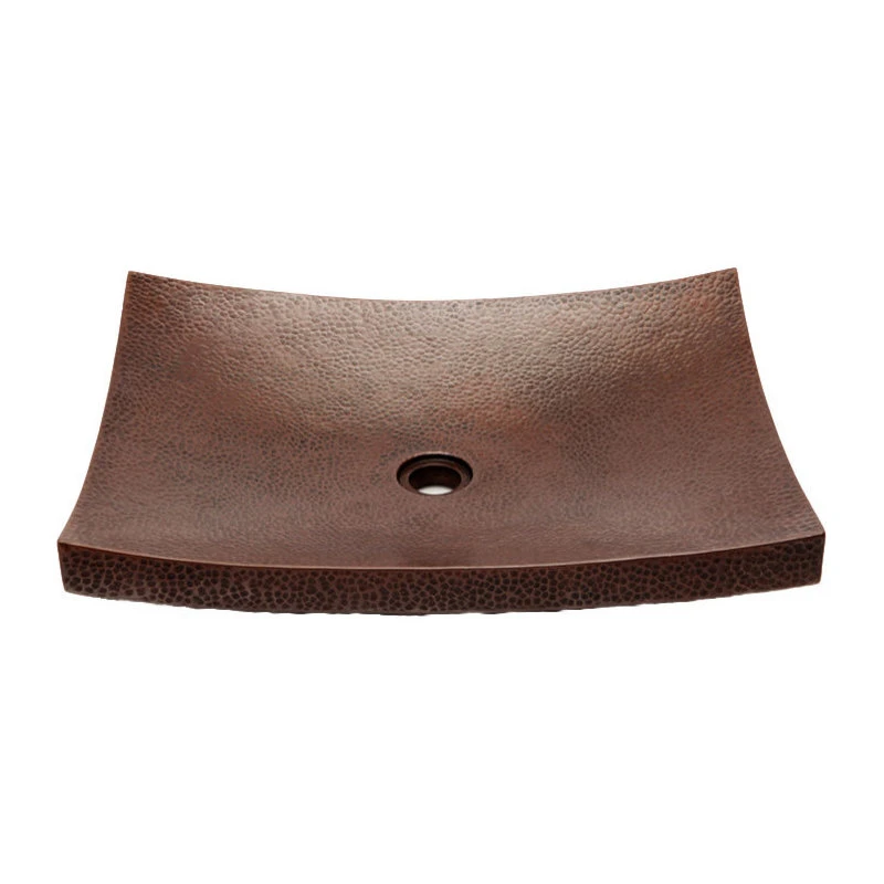 20" Rectangular Zen Vessel Bathroom Sink By SoLuna, Dark Smoke