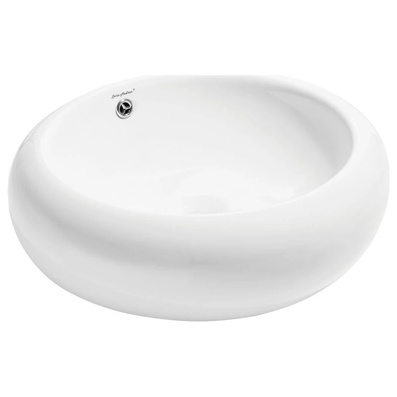 Swiss Madison Plaisir Round Ceramic Bathroom Vessel Sink - Image 3
