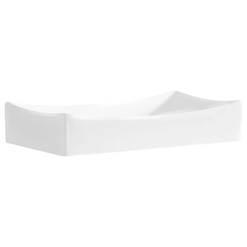 Fine Fixtures White Vitreous China Rectangular Vessel Sink