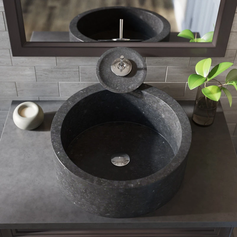 MR Direct Sinks And Faucets 862 Honed Basalt Vessel Sink, Sink Only, No Additional Accessories - Image 2