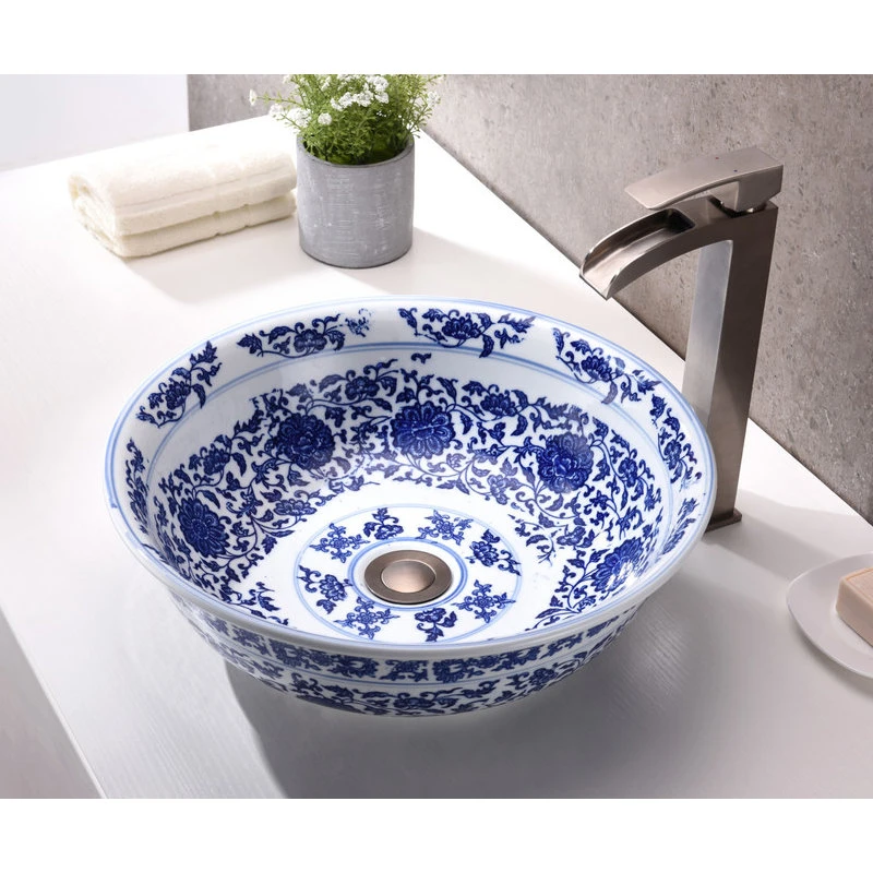 ANZZI Cadence Series Vessel Sink In Decor White - Image 2