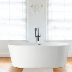 Vanity Art LLC Vanity Art 68" Freestanding Acrylic Bathtub