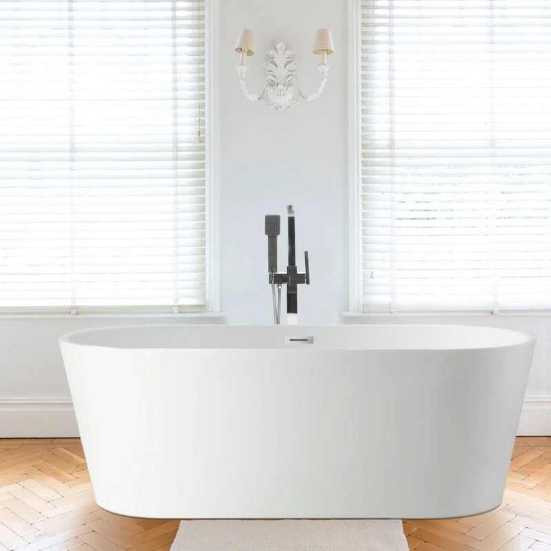 Vanity Art LLC Vanity Art 68" Freestanding Acrylic Bathtub
