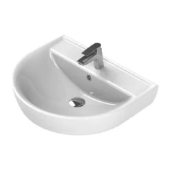 CeraStyle 18" Round Wall Mount Ceramic Sink