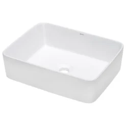 Ruvati 19 X 14 Inch Bathroom Vessel Sink White Rectangular - RVB1915