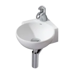 Cheviot Products Corner Wall-Mount/Vessel Sink