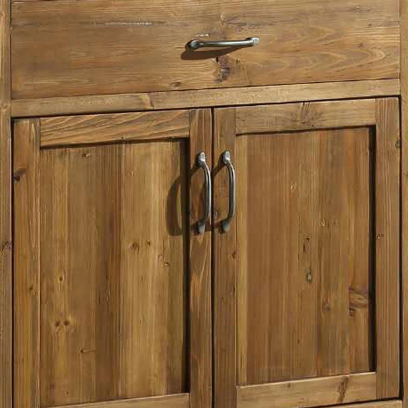 Design Element Bryson 48" Single Bathroom Vanity Cabinet Base Only In Walnut With Top - Image 4