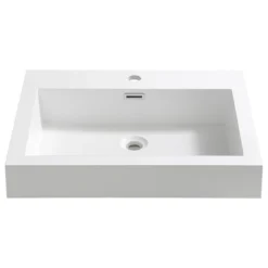 Fresca Nano 24" White Integrated Sink / Countertop FVS8006WH