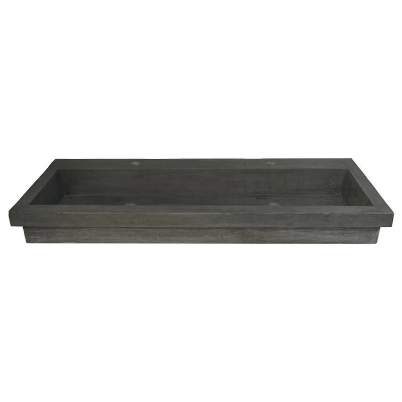 Native Trails Trough 4819 Bathroom Sink, Slate, Single Faucet Cutout