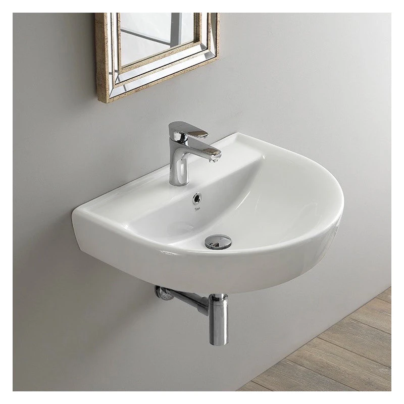 CeraStyle 18" Round Wall Mount Ceramic Sink - Image 2
