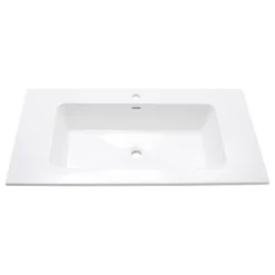 Avanity Corporation Avanity Versastone 39" Solid Surface Vanity Top W/ Integrated Bowl, Matte White