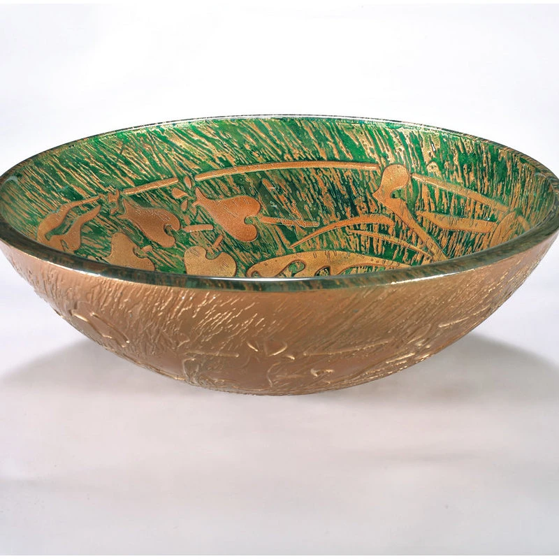 InFurniture Inc., Eclectic Style Glass Vessel Sink - Image 2