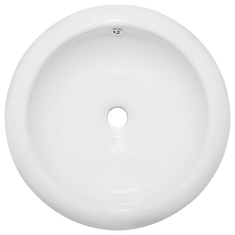 Swiss Madison Plaisir Round Ceramic Bathroom Vessel Sink - Image 4