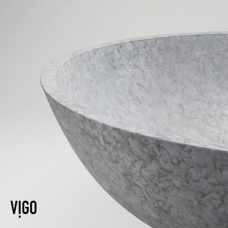 VIGO 16 In. X 16 In. Round Bathroom Vessel Sink - Image 10