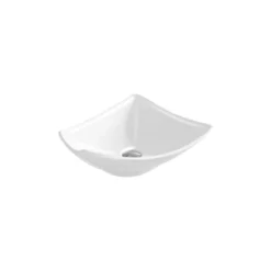 Fine Fixtures White Vitreous China Modern Vessel Sink