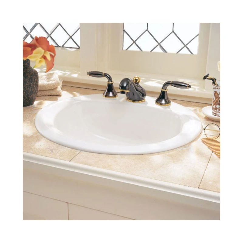 American Standard Brands American Standard 0491.019 Rondalyn 19-1/8" Drop In Porcelain - White - Image 2
