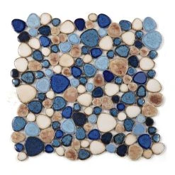 Fancy Decorative Mosaic Growing Seaside 11.5 X 11.5