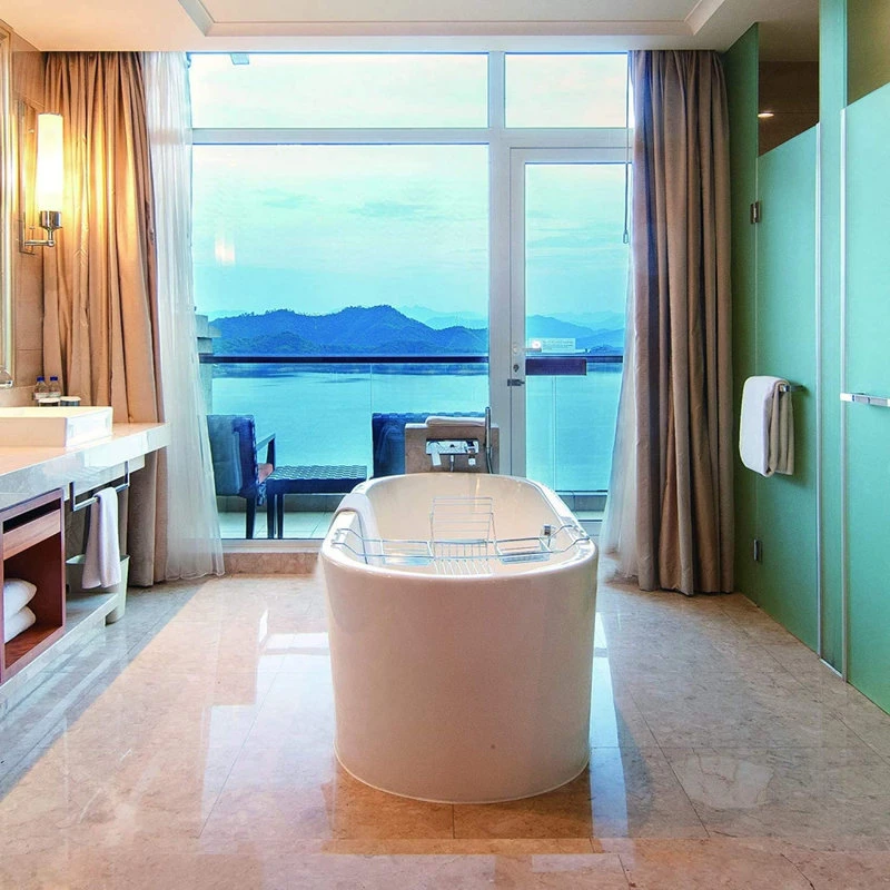 Vanity Art LLC Vanity Art Freestanding Acrylic Bathtub, White, Small - Image 9