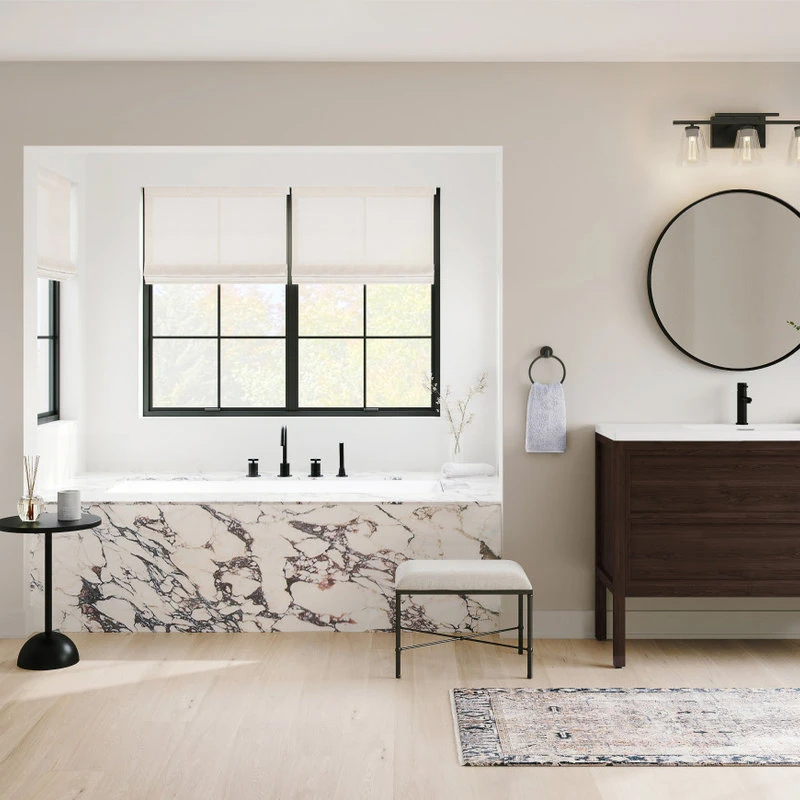 MOD The Shiloh Bathroom Vanity, Single Sink, 48", Dark Walnut, Freestanding - Image 3