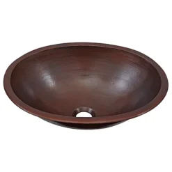 SINKOLOGY Schrodinger 12" Drop-in Or Undermount Copper Bath Sink, Aged Copper