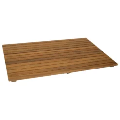 SeaTeak Teak Shower Mat, Large