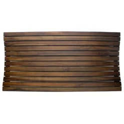 DecoTeak 40"x20" Teak Shower Bath Floor Mat