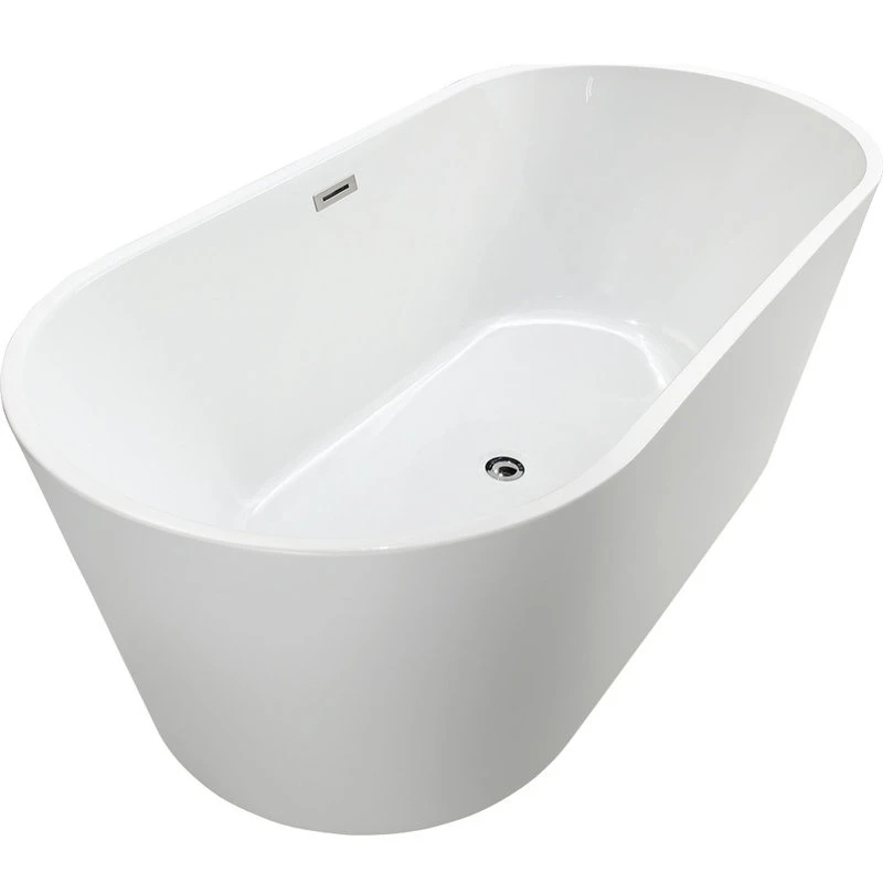 Vanity Art LLC Vanity Art 68" Freestanding Acrylic Bathtub - Image 4
