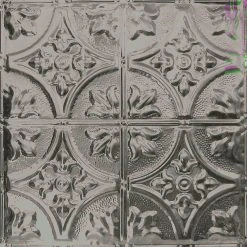 American Tin Ceilings Tin Ceiling 5-Pack Kit, 2x2', Unfinished Pattern #02